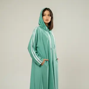 Hoodie Abaya - SAGE